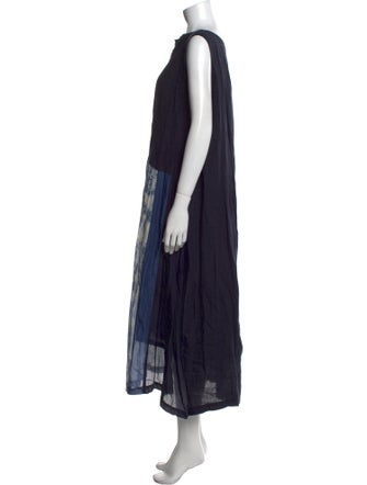 Pas De Calais Linen Midi Length Dress