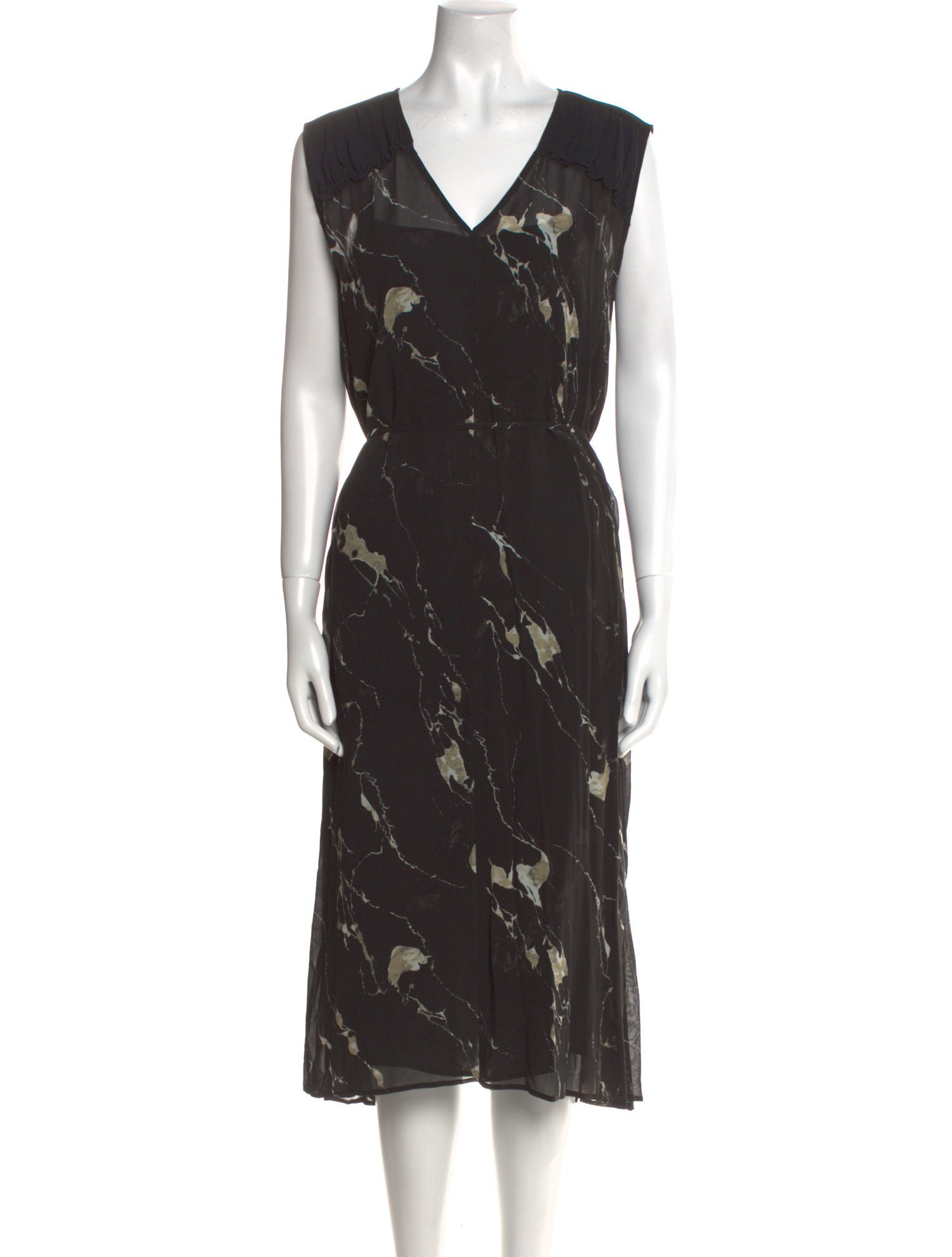 Pas De Calais Floral Print Midi Length Dress