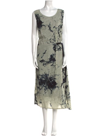 Pas De Calais Floral Print Long Dress
