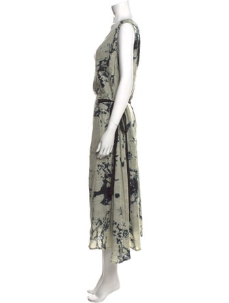 Pas De Calais Floral Print Long Dress