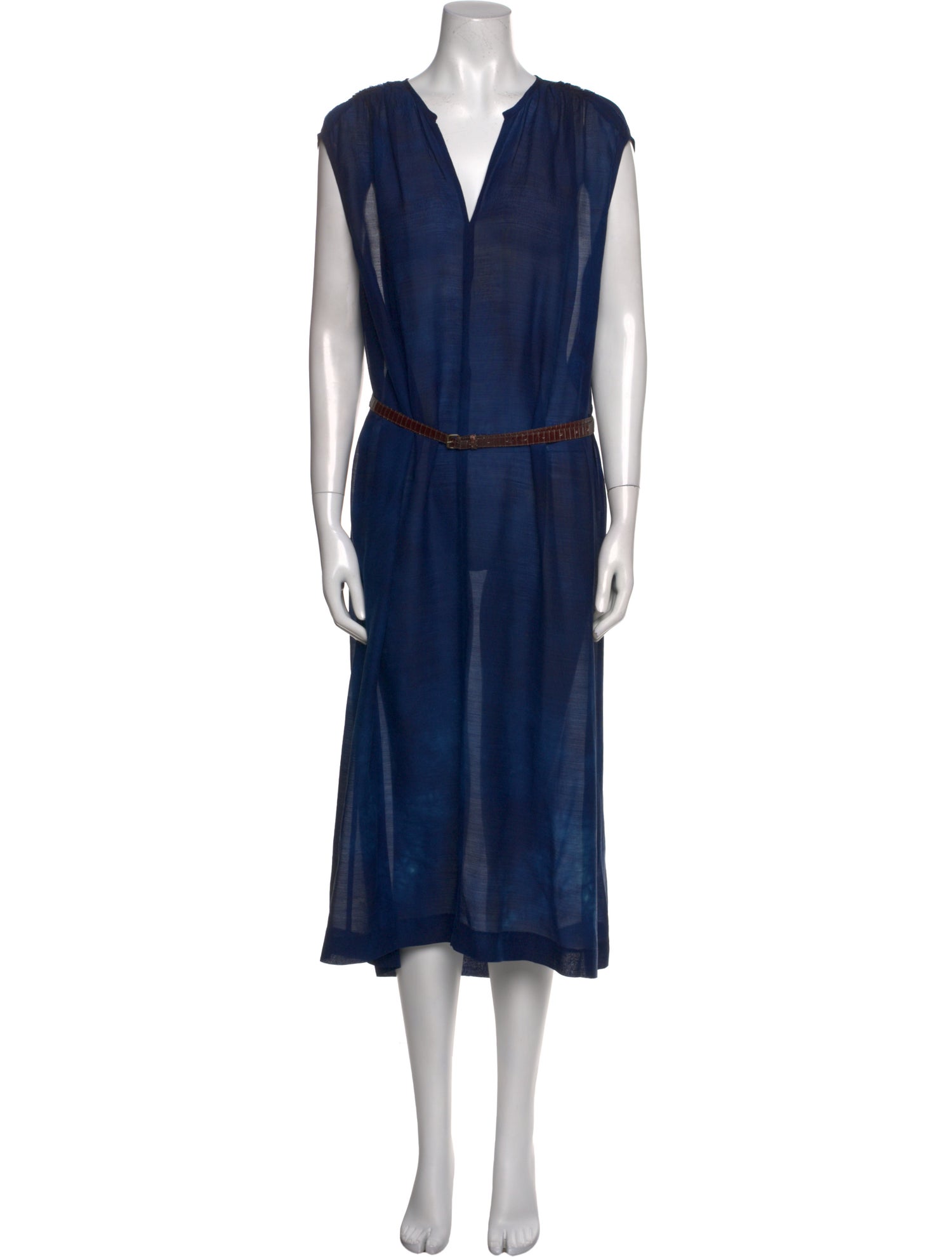 Pas De Calais Wool Midi Length Dress