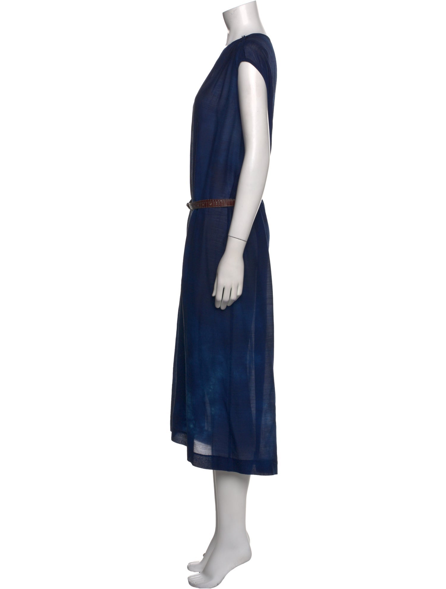 Pas De Calais Wool Midi Length Dress