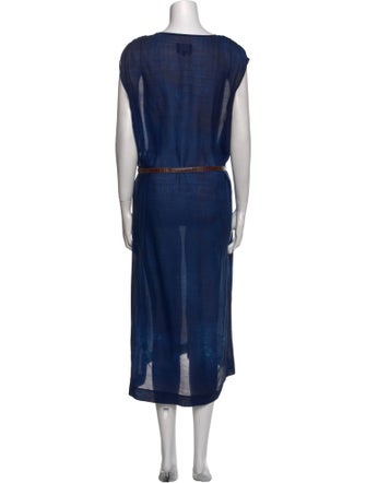 Pas De Calais Wool Midi Length Dress