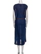 Pas De Calais Wool Midi Length Dress