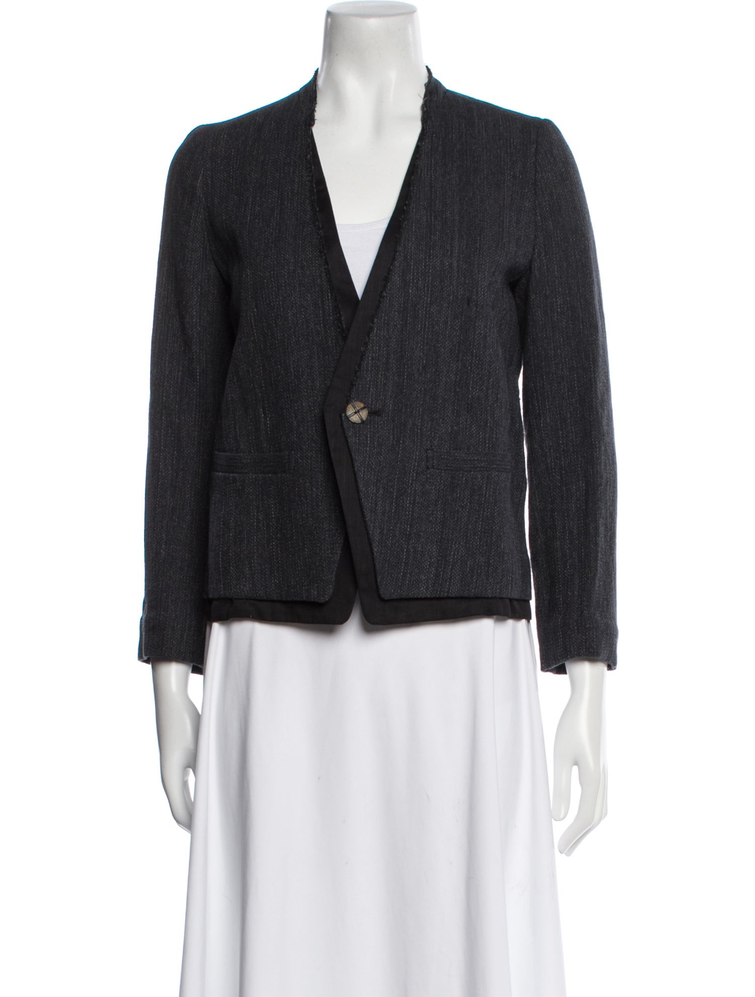 Pas De Calais Tweed Pattern Blazer