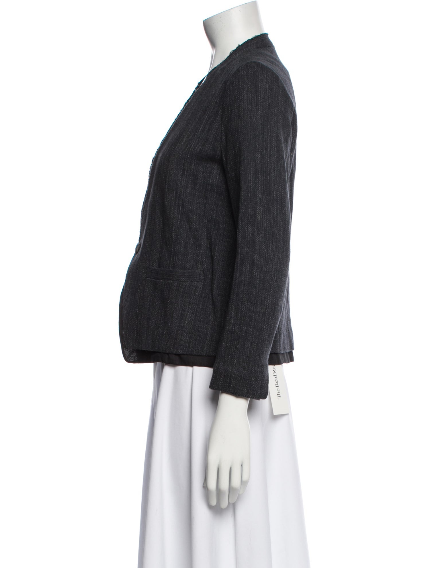 Pas De Calais Tweed Pattern Blazer