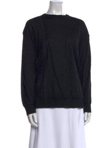 Pre-owned Pas De Calais Crew Neck Sweater In Black