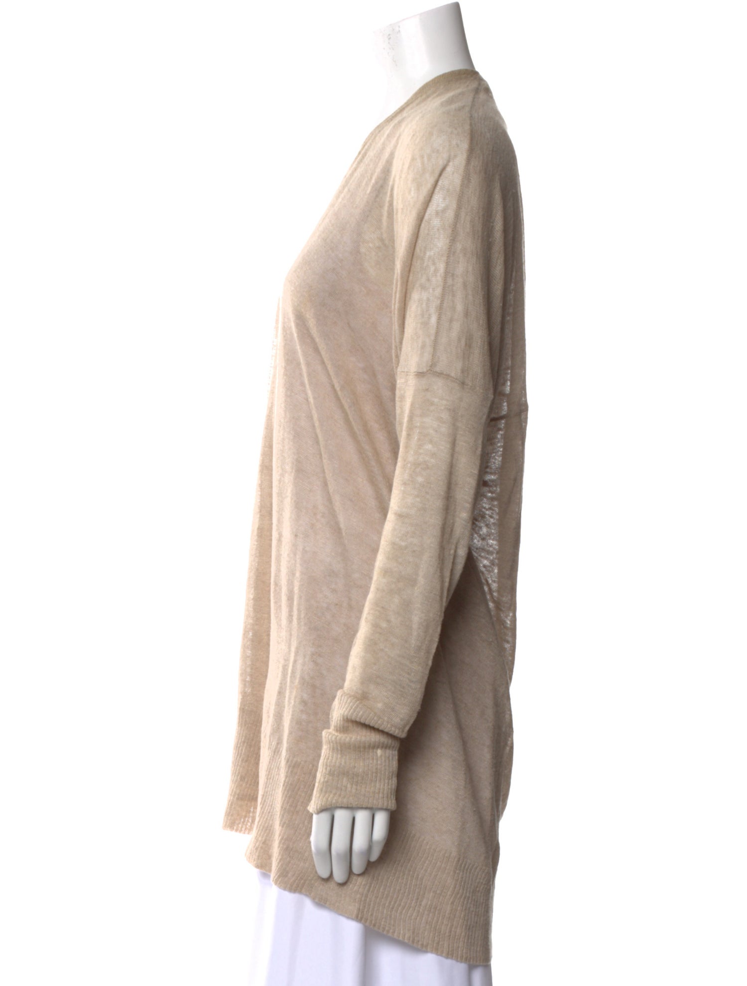 Pas De Calais Linen V-Neck Sweater