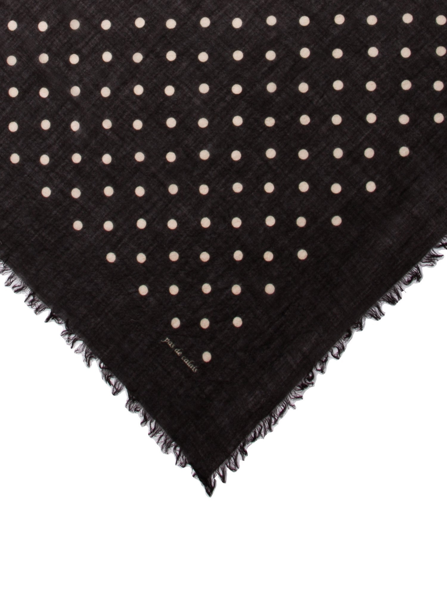 Pas De Calais Polka Dot Print Scarf