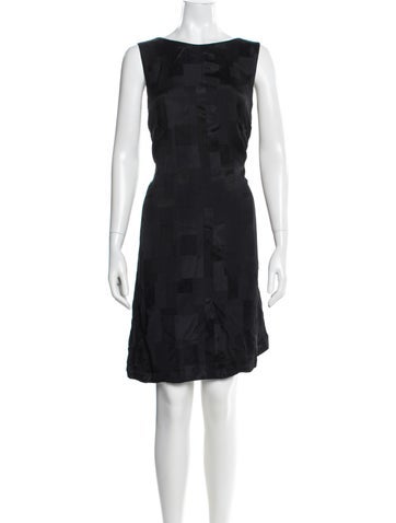 Pre-owned Pas De Calais Patterned Mini Dress In Multi