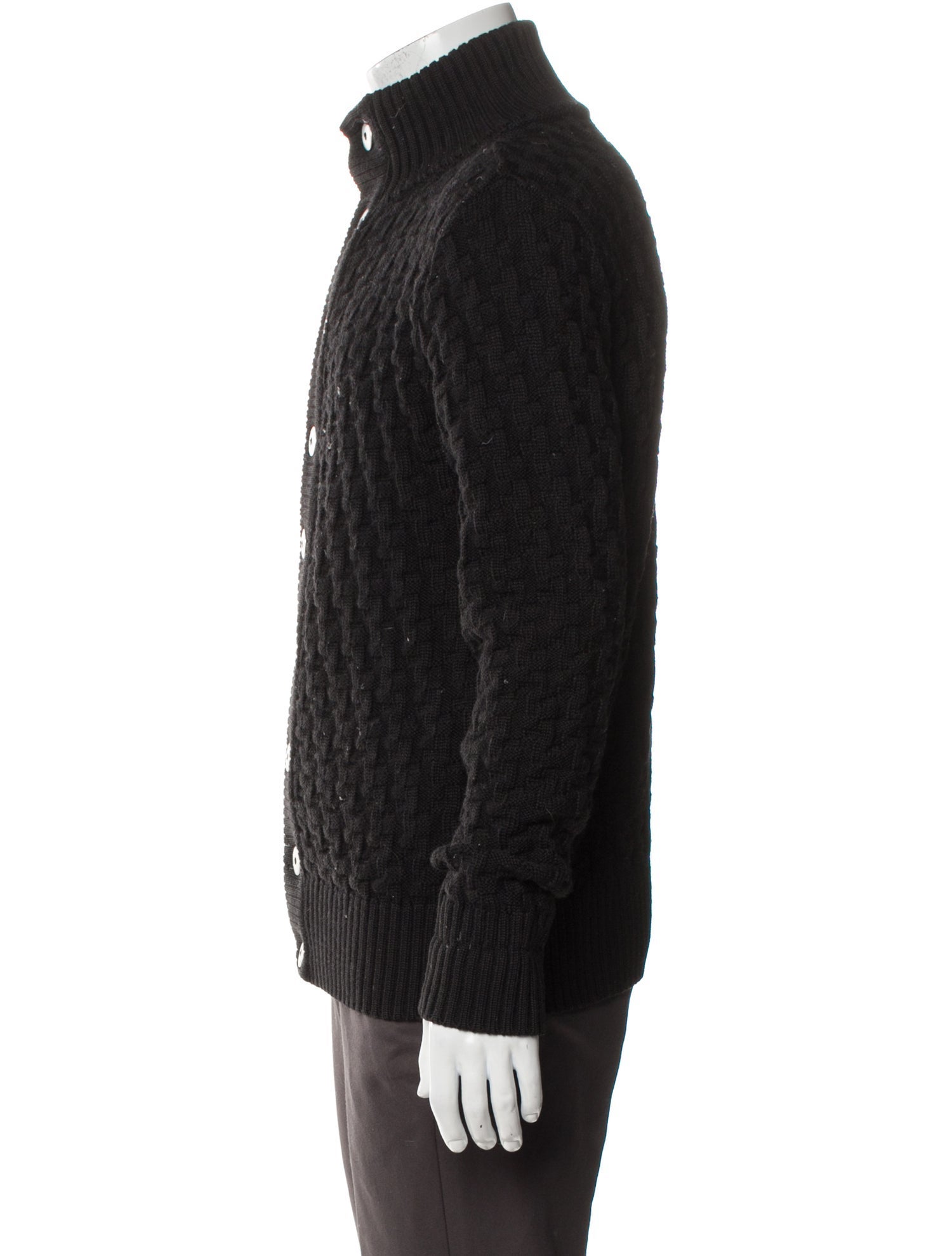 S.N.S. Herning Virgin Wool Turtleneck Cardigan