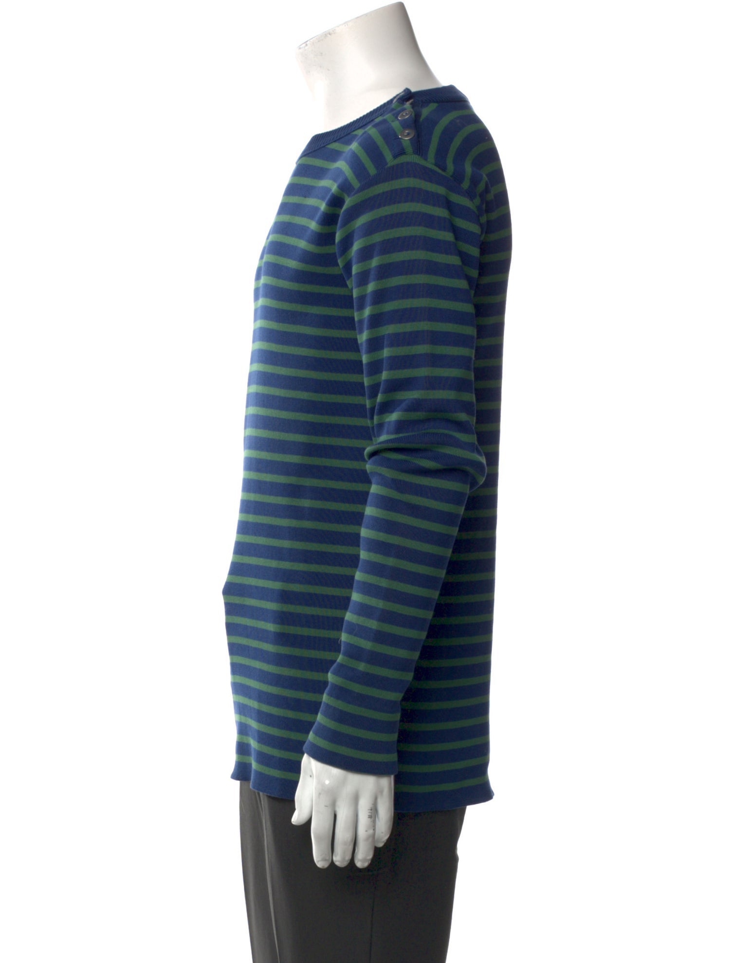 S.N.S. Herning Striped Crew Neck Pullover