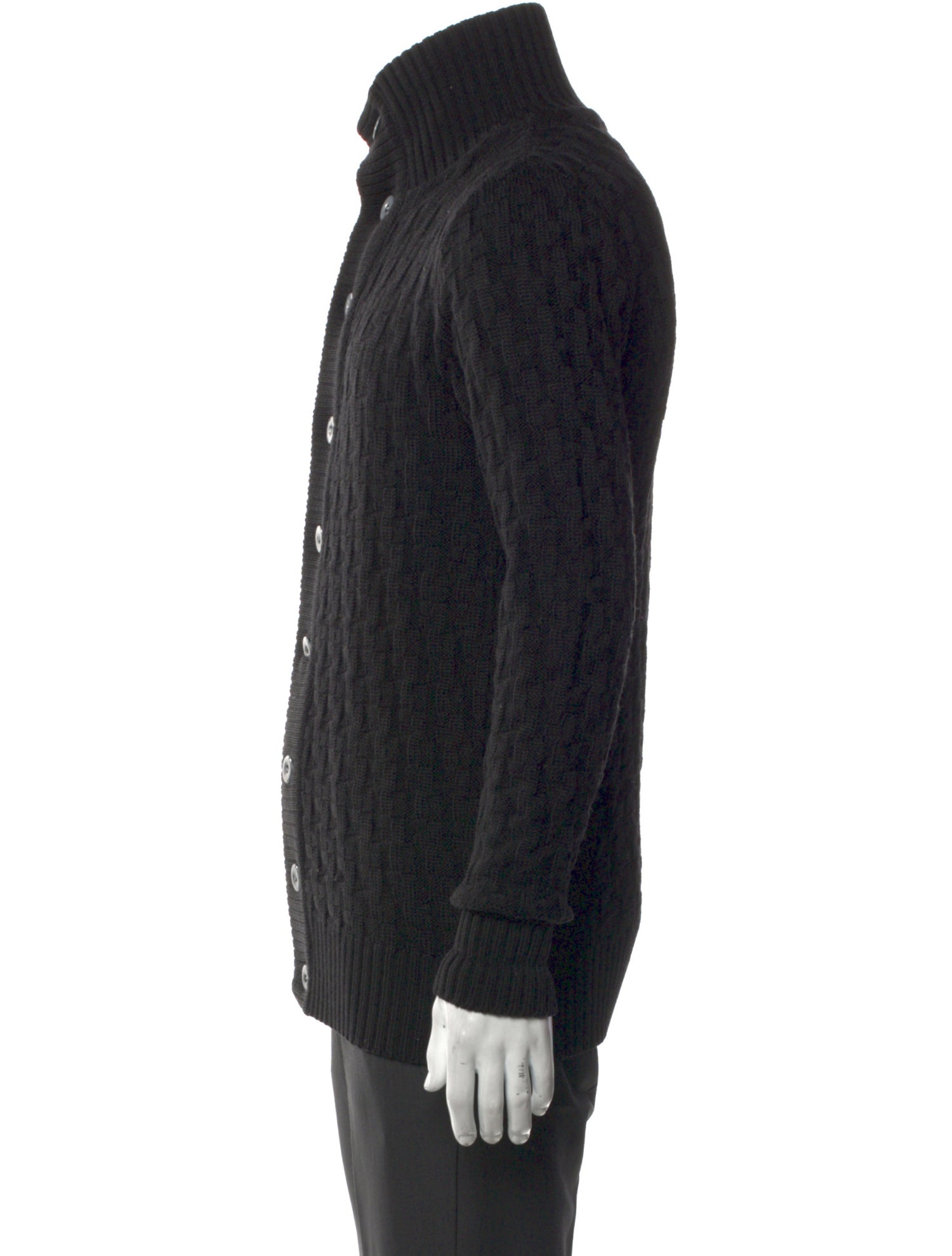 S.N.S. Herning Wool Mock Neck Cardigan