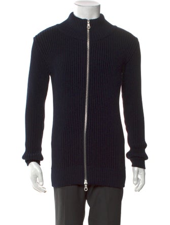 S.N.S. Herning Virgin Wool Mock Neck Cardigan
