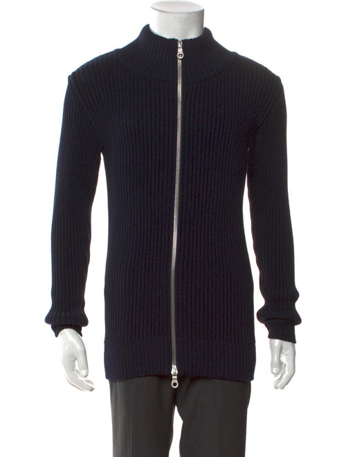 S.N.S. Herning Virgin Wool Mock Neck Cardigan