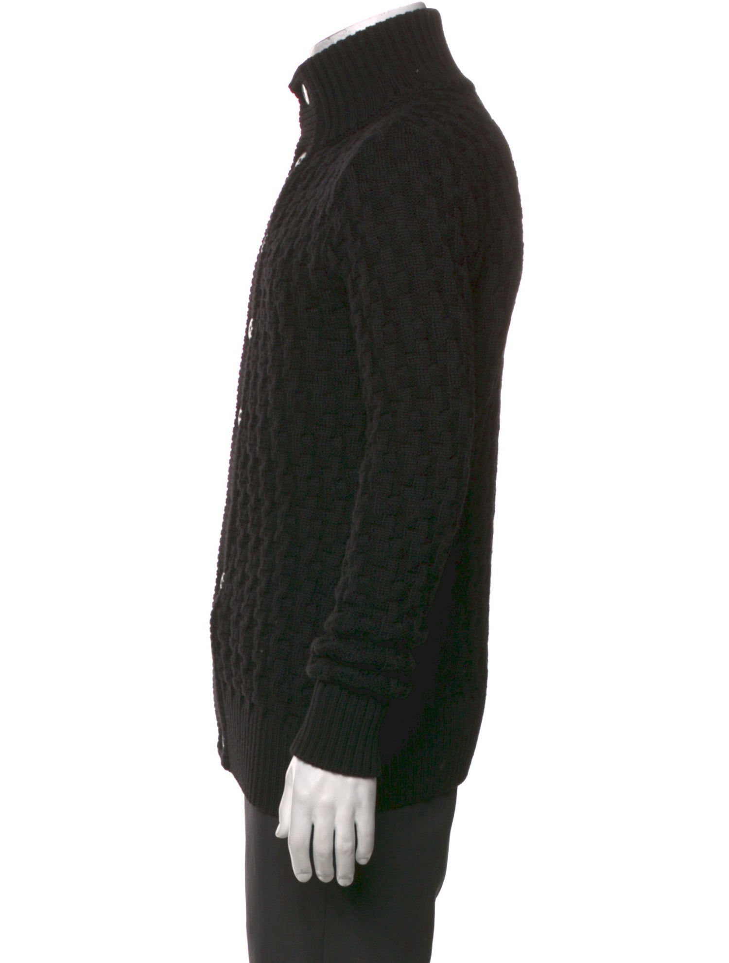 S.N.S. Herning Virgin Wool Turtleneck Cardigan