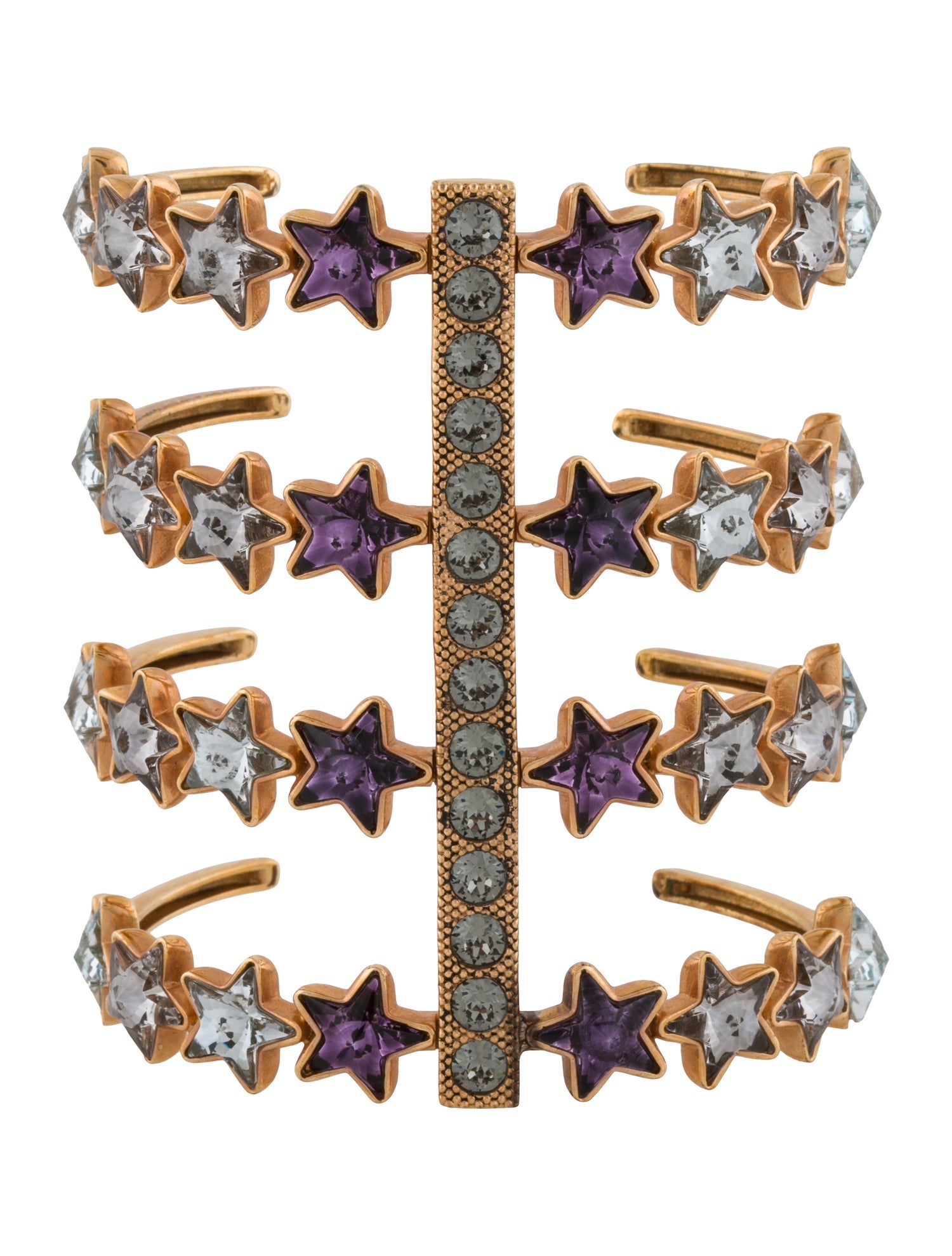 CA&LOU Crystal Iris Cuff