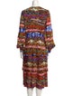 Stella Jean Printed Midi Length Dress