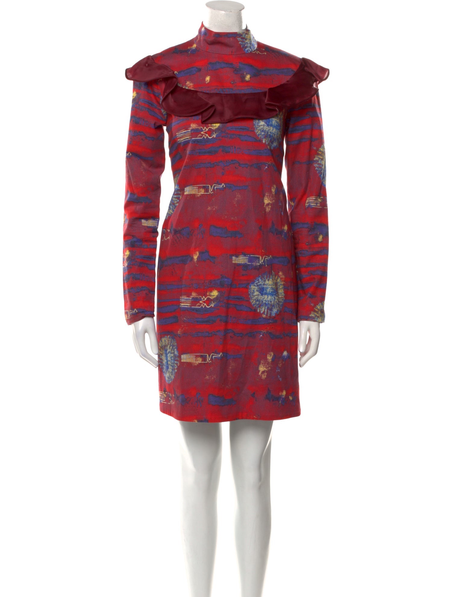 Stella Jean Printed Mini Dress