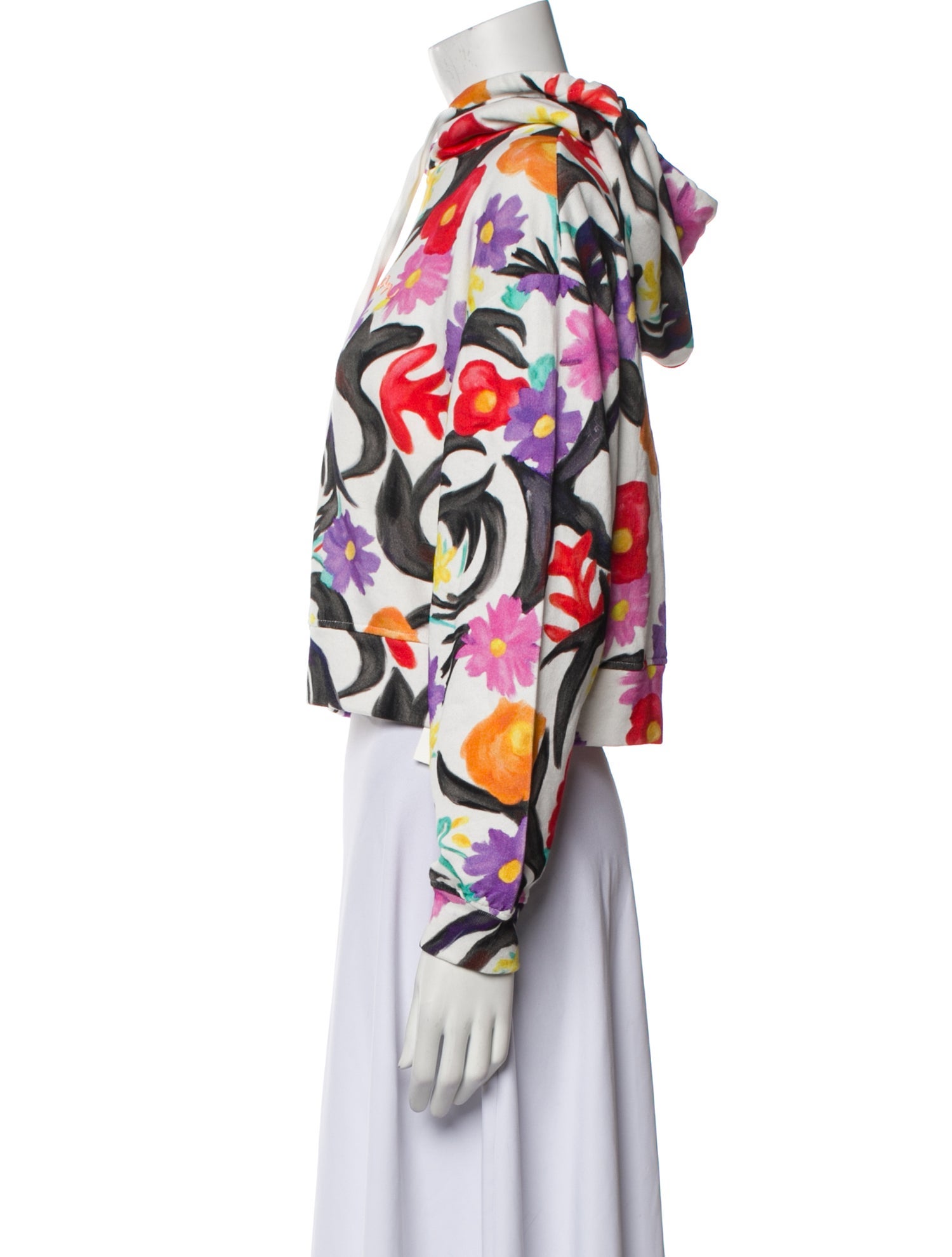 Stella Jean Floral Print Crew Neck Sweatshirt