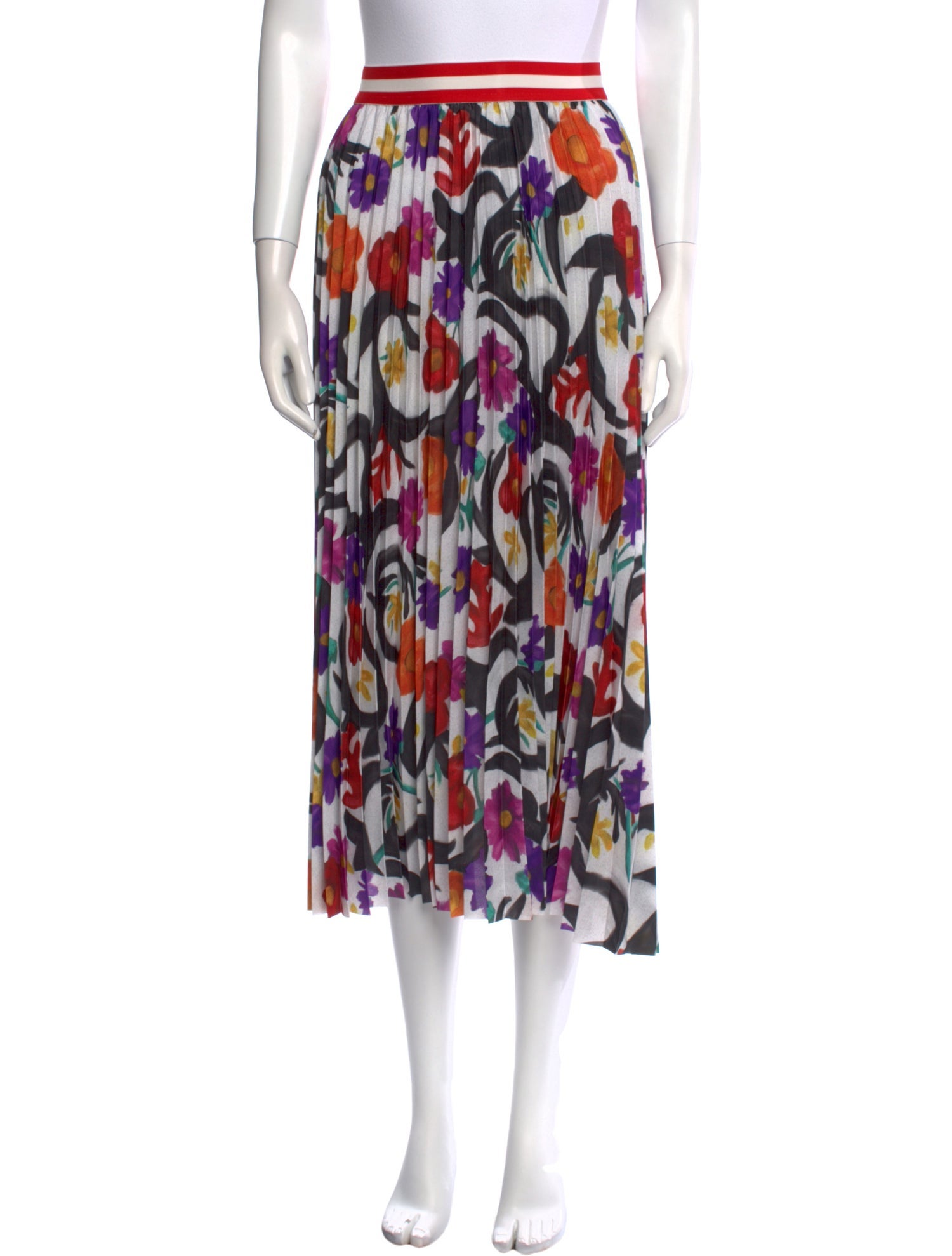 Stella Jean Printed Midi Length Skirt