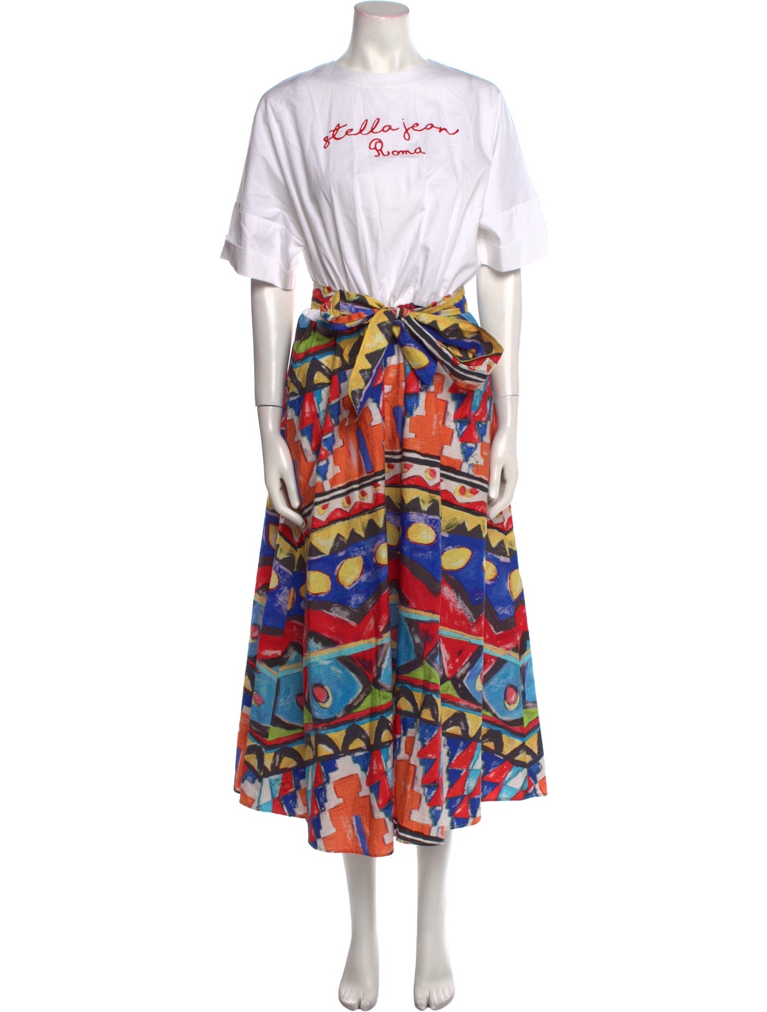 Stella Jean Printed Long Dress