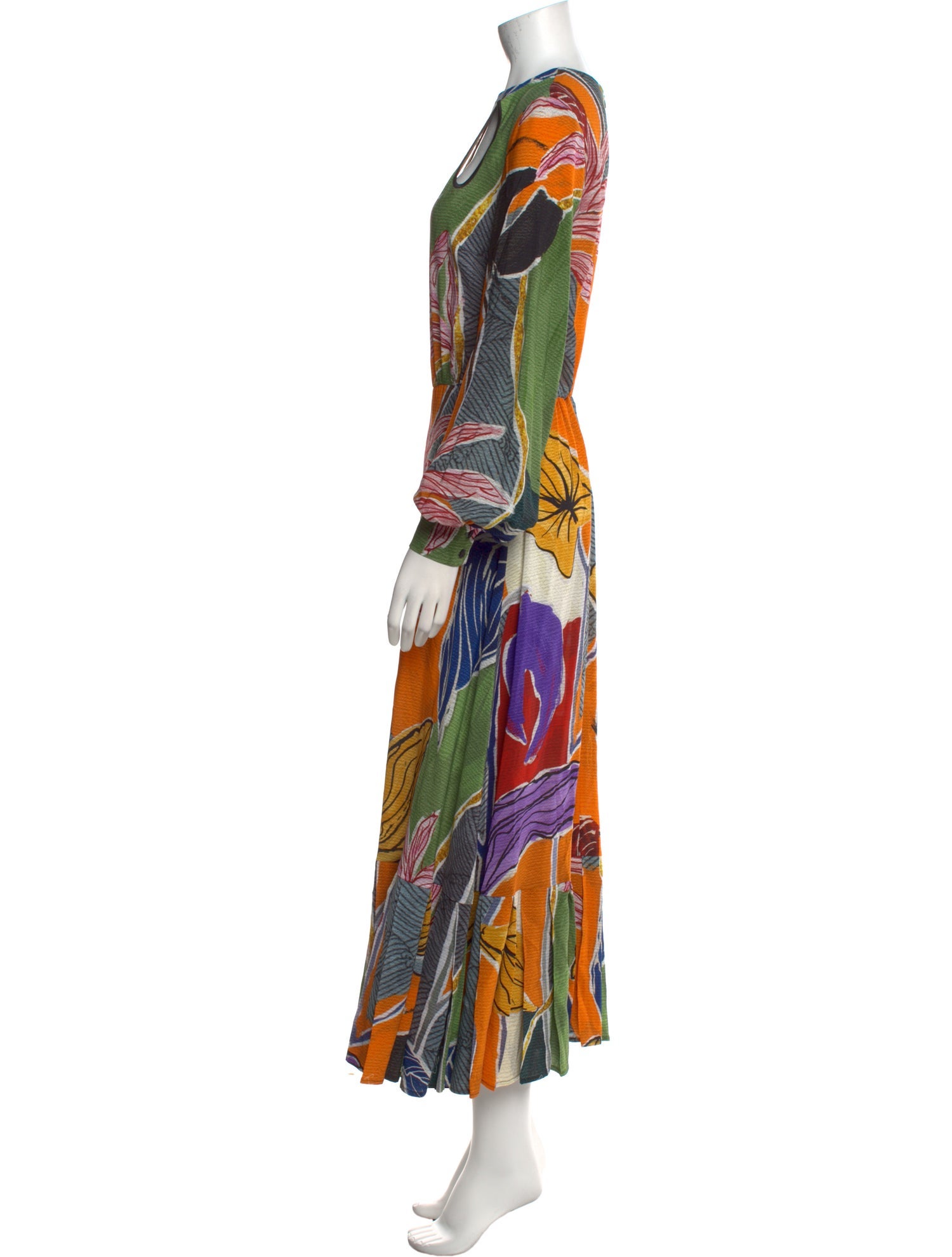 Stella Jean Printed Long Dress