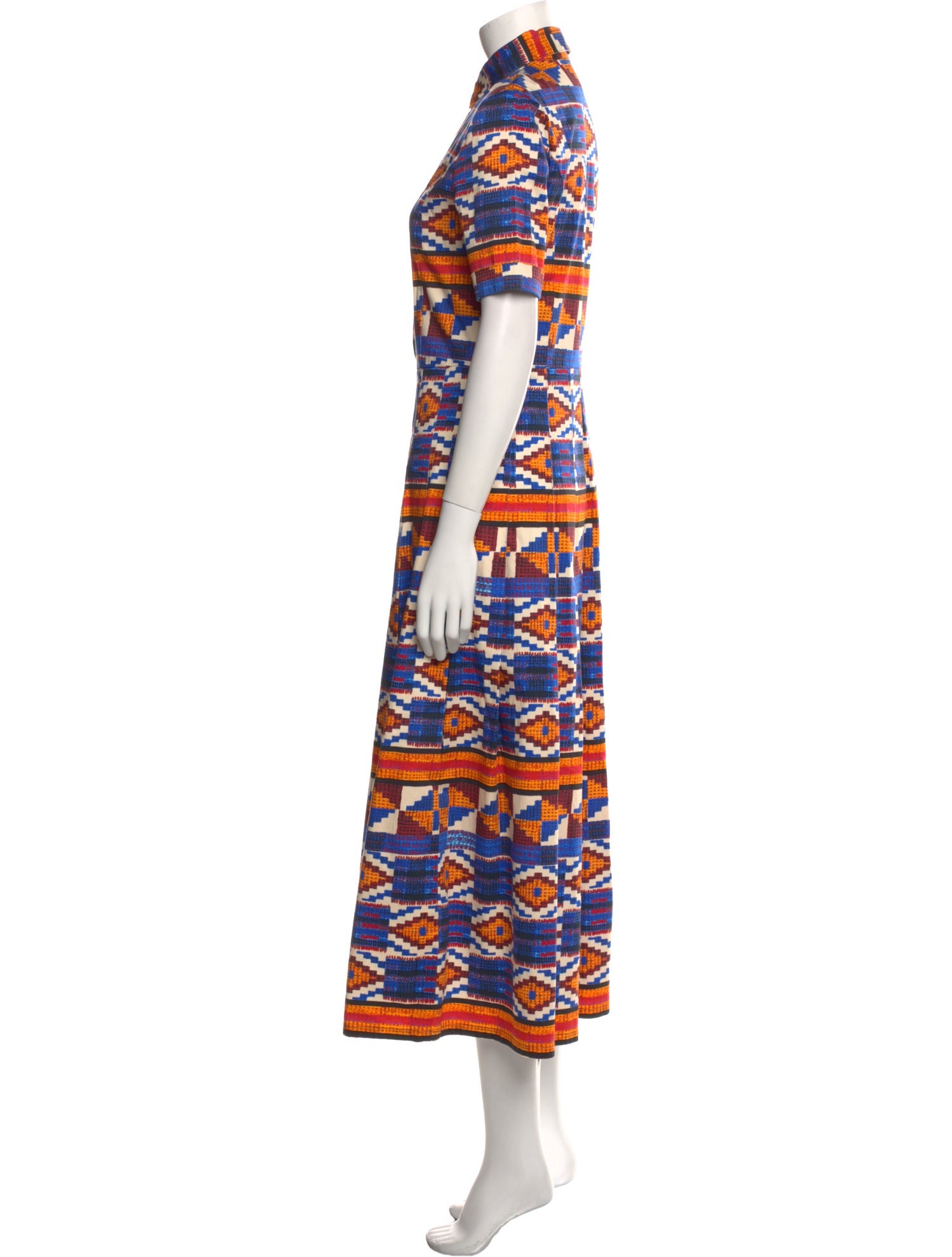 Stella Jean Printed Long Dress