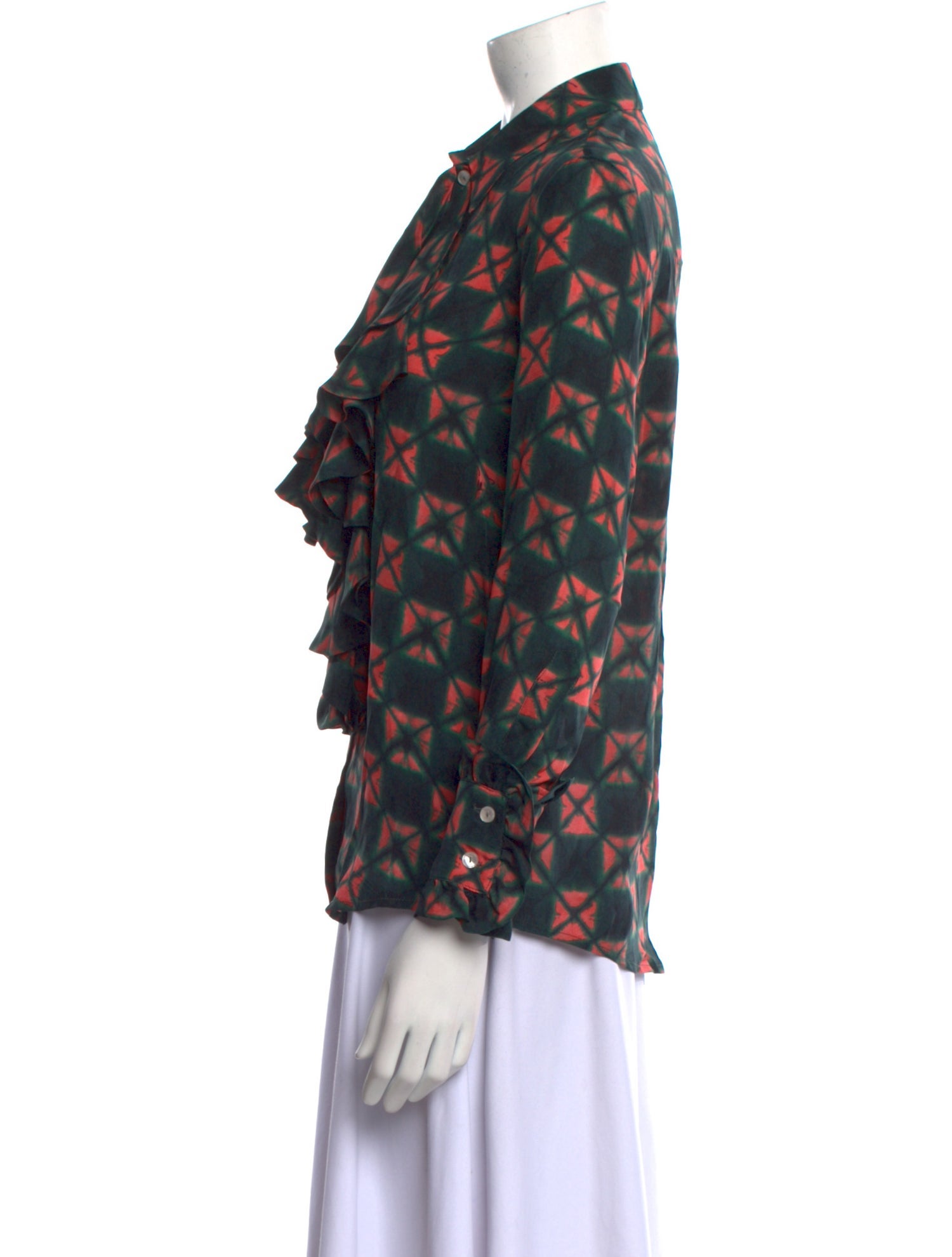 Stella Jean Silk Printed Top