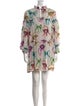 Stella Jean Floral Print Mini Dress