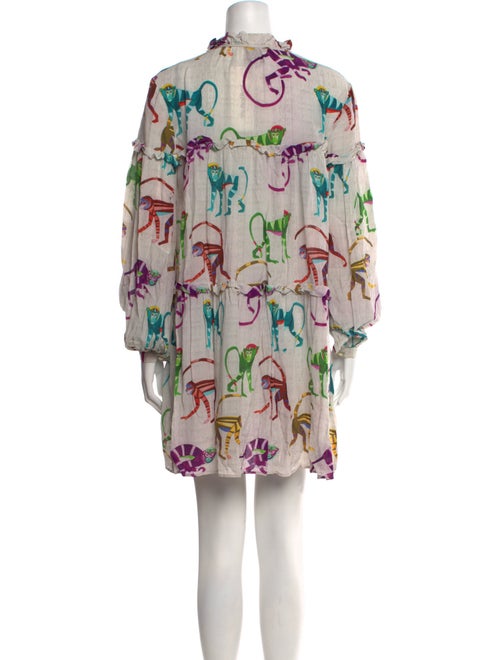 Stella Jean Floral Print Mini Dress