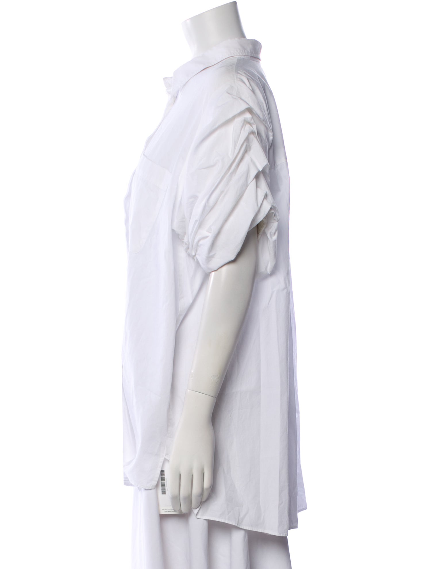 Stella Jean Short Sleeve Button-Up Top