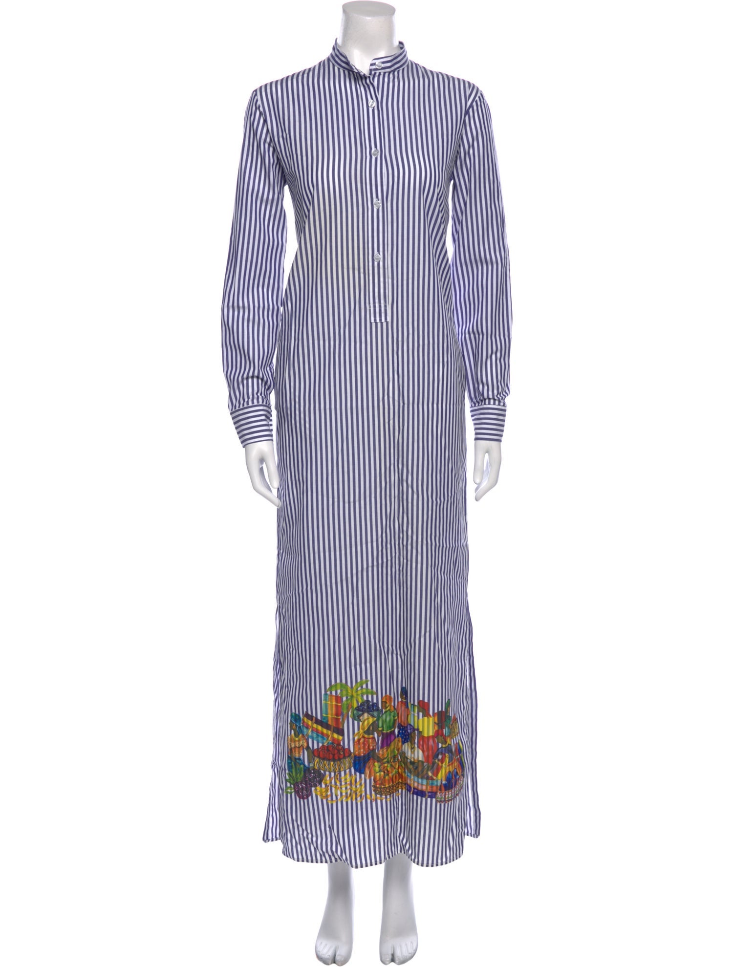 Stella Jean Striped Long Dress w/ Tags