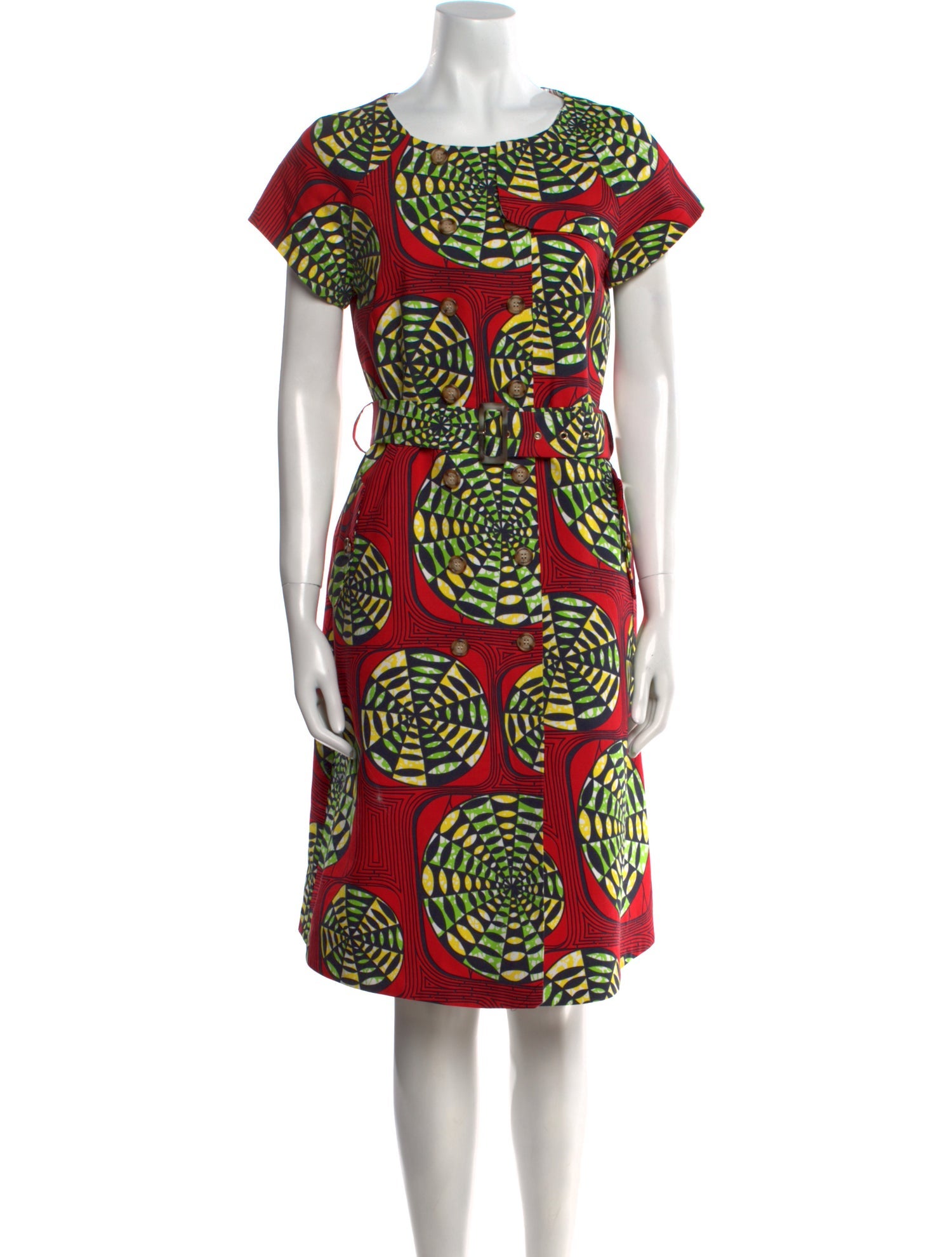 Stella Jean Printed Knee-Length Dress