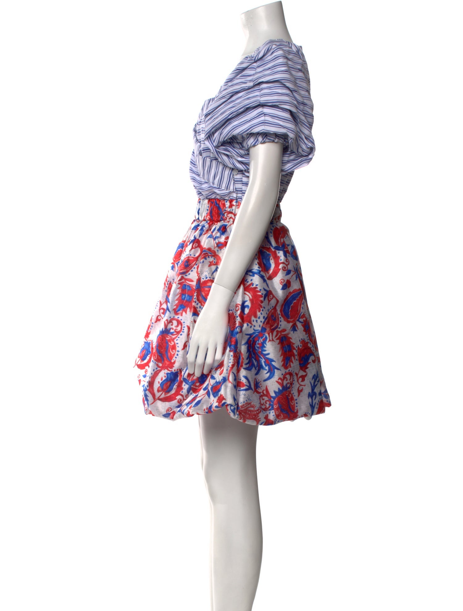 Stella Jean Printed Mini Dress