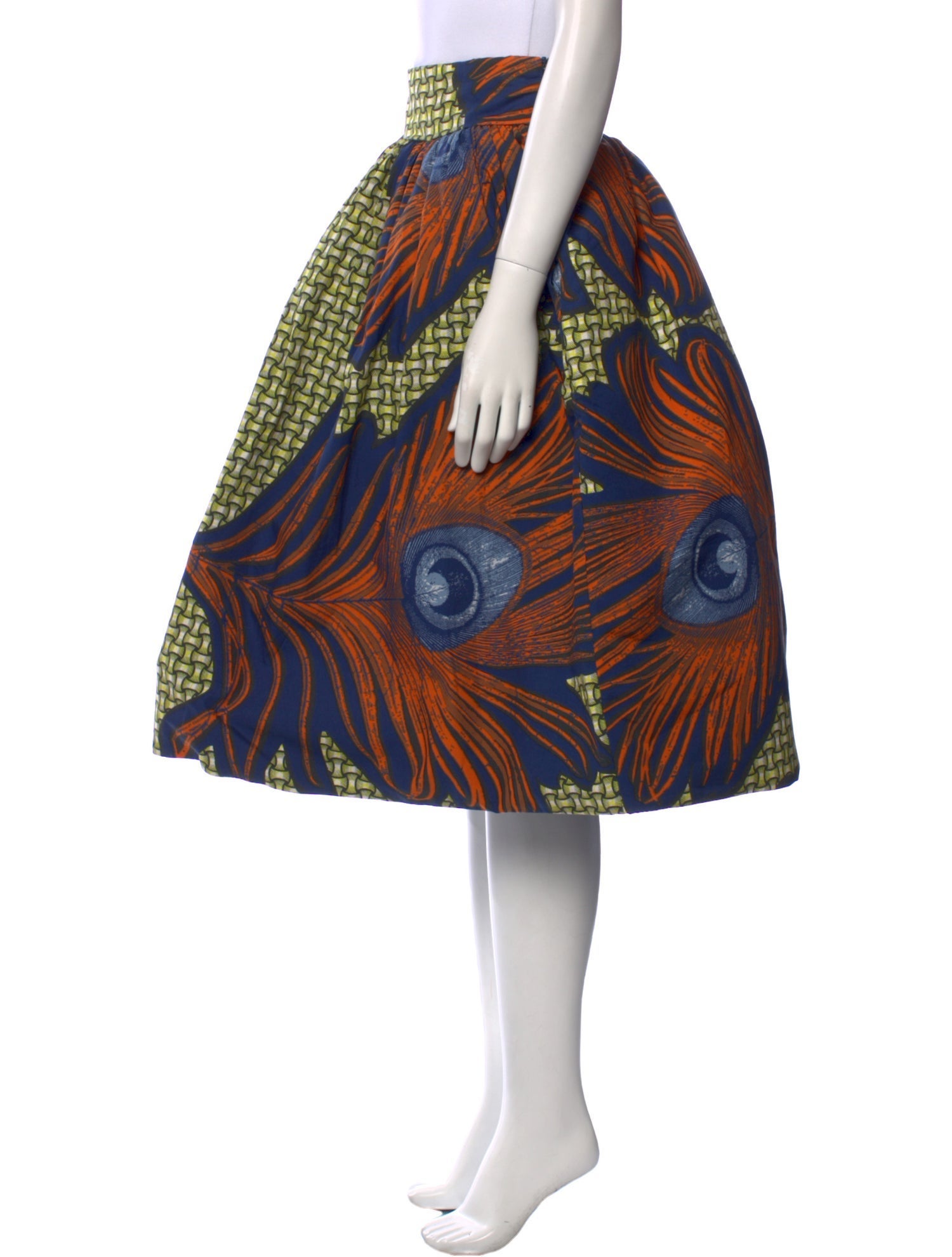 Stella Jean Printed Knee-Length Skirt