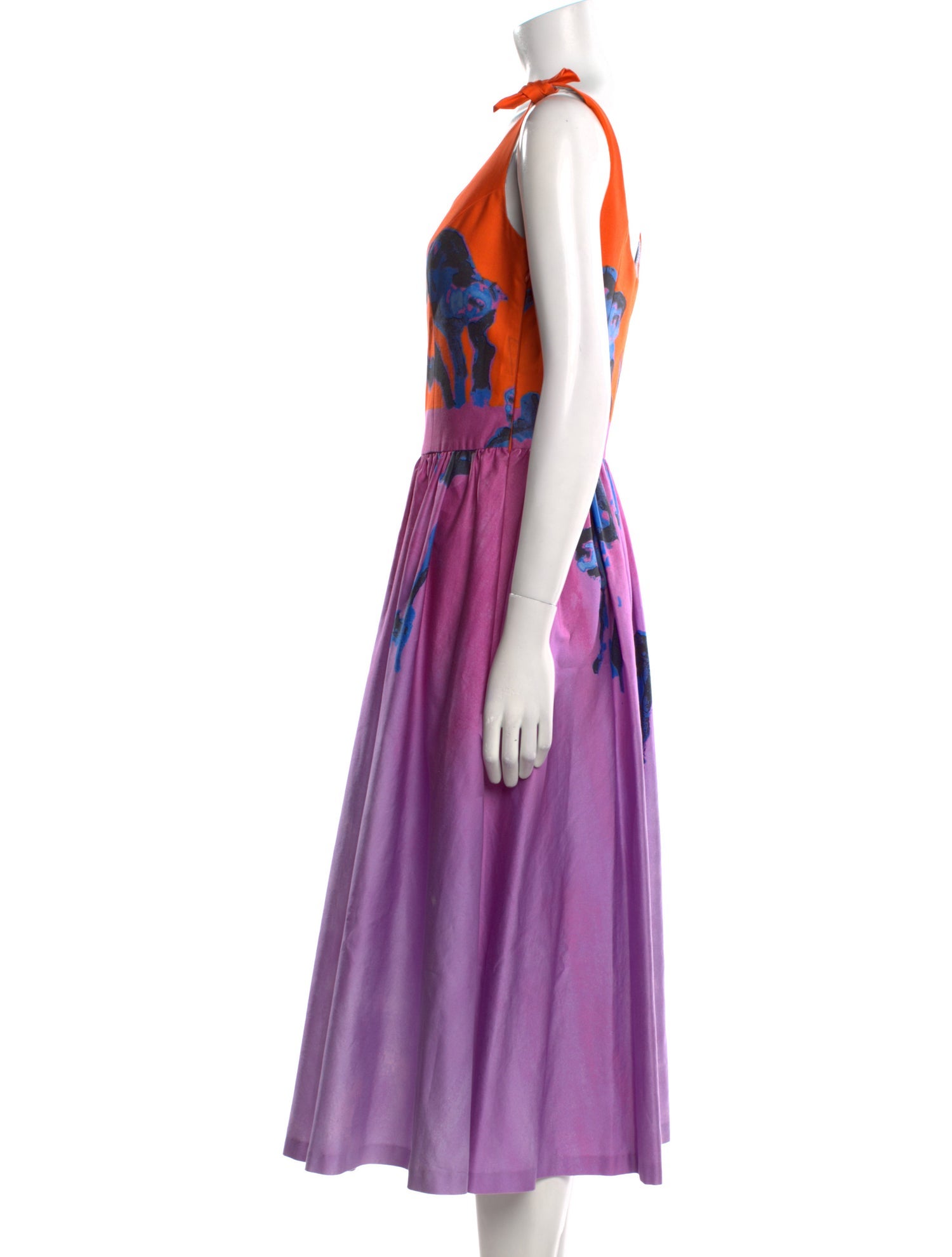 Stella Jean Printed Long Dress