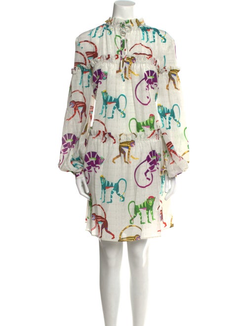 Stella Jean Silk Knee-Length Dress