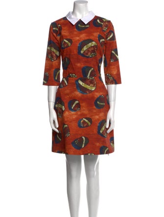 Stella Jean Printed Knee-Length Dress