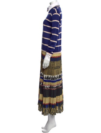 Stella Jean Striped Long Dress