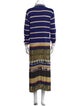 Stella Jean Striped Long Dress