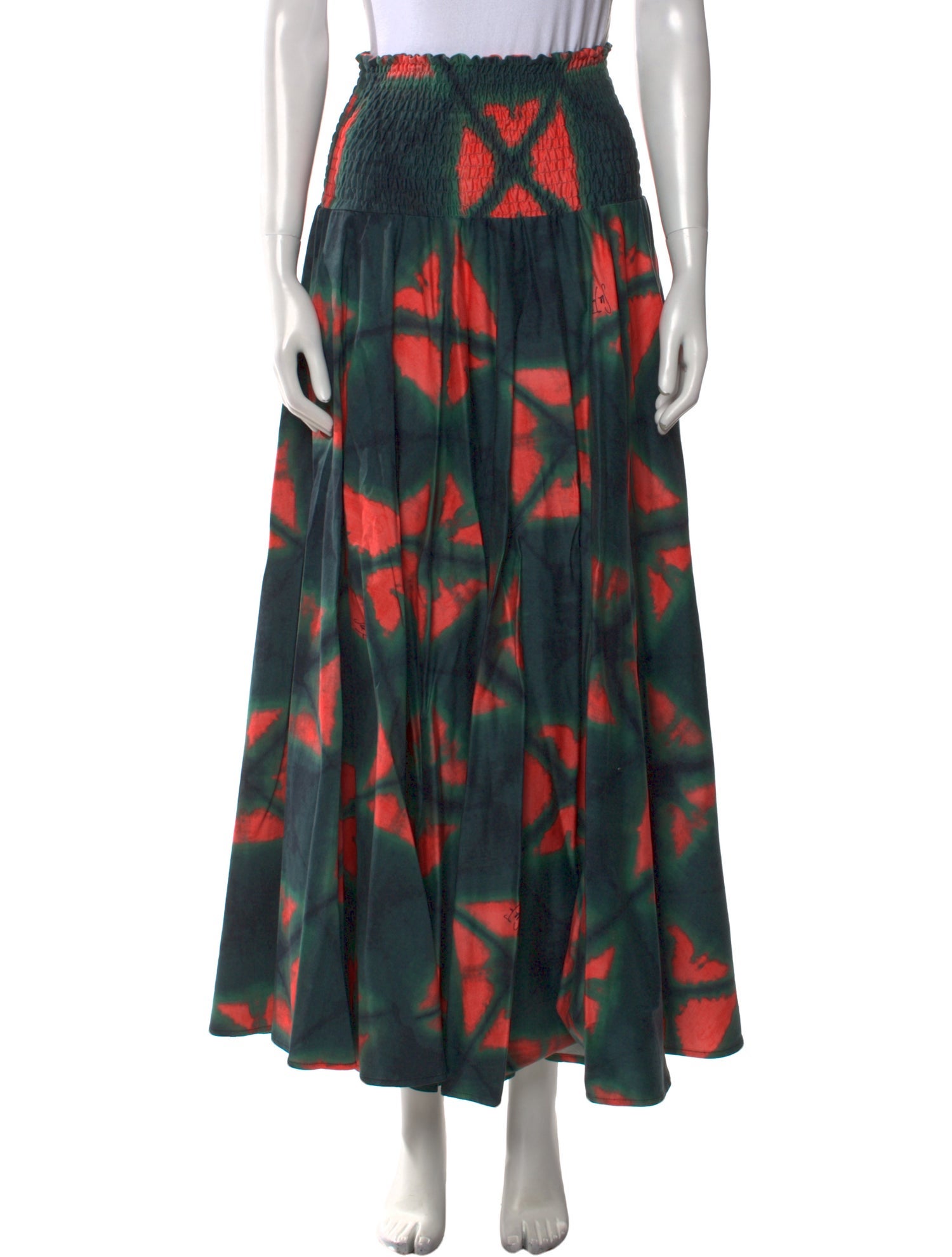 Stella Jean Printed Midi Length Skirt