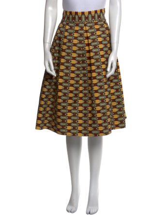 Stella Jean Printed Knee-Length Skirt