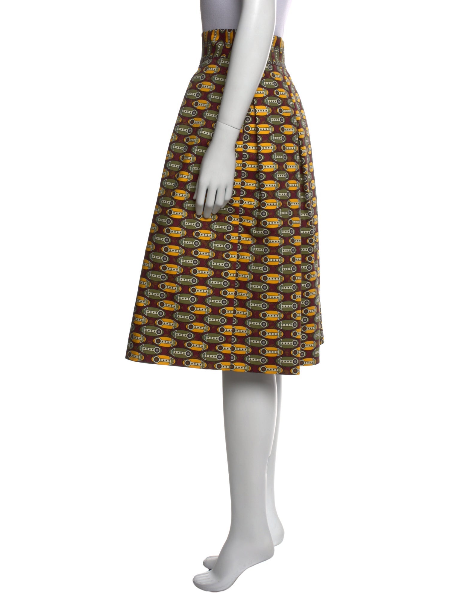 Stella Jean Printed Knee-Length Skirt