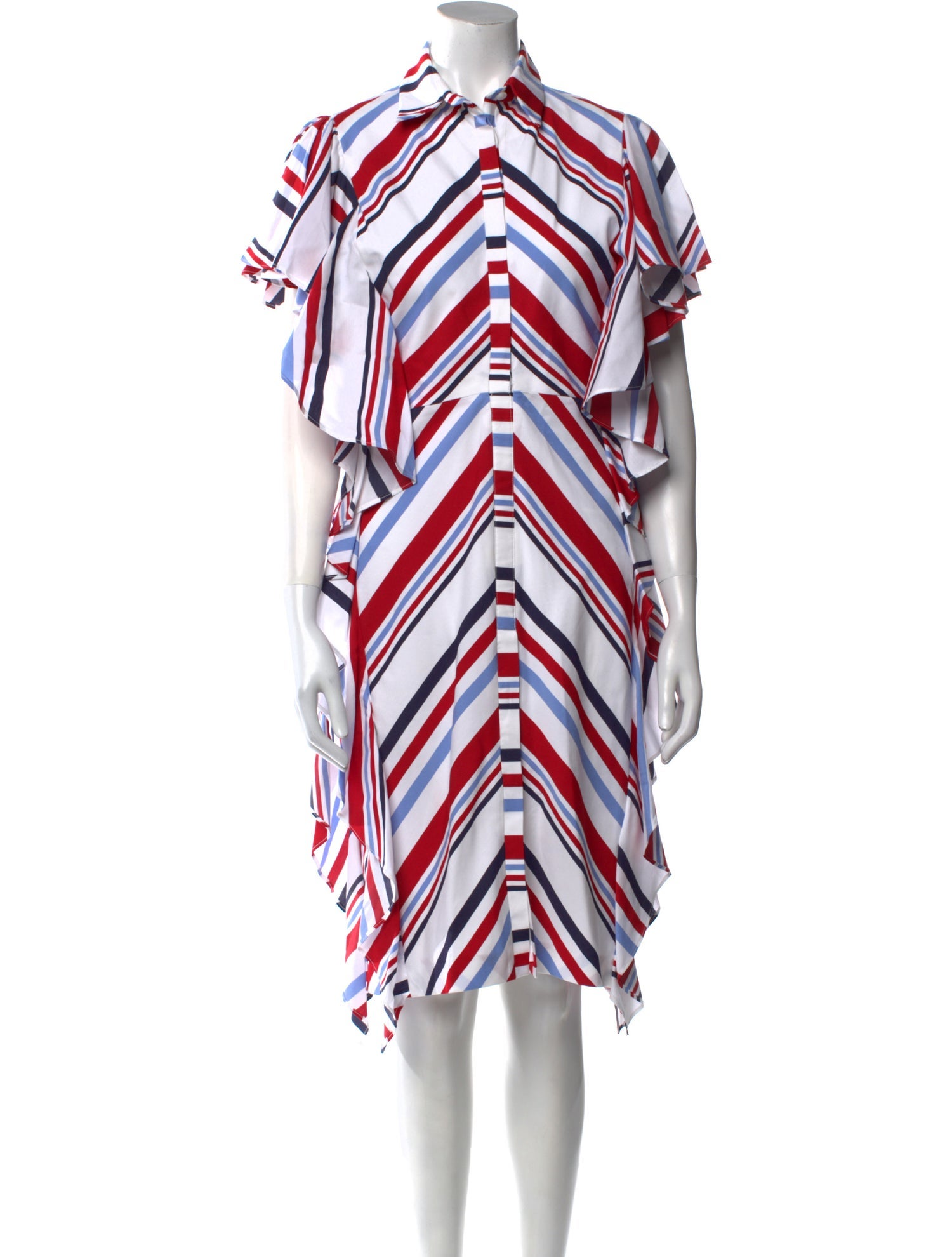 Stella Jean Striped Knee-Length Dress