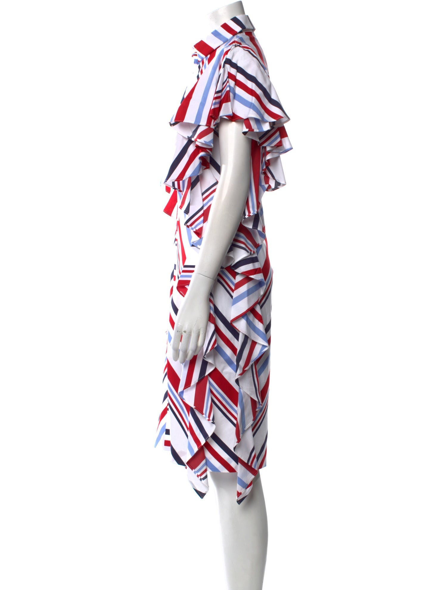 Stella Jean Striped Knee-Length Dress