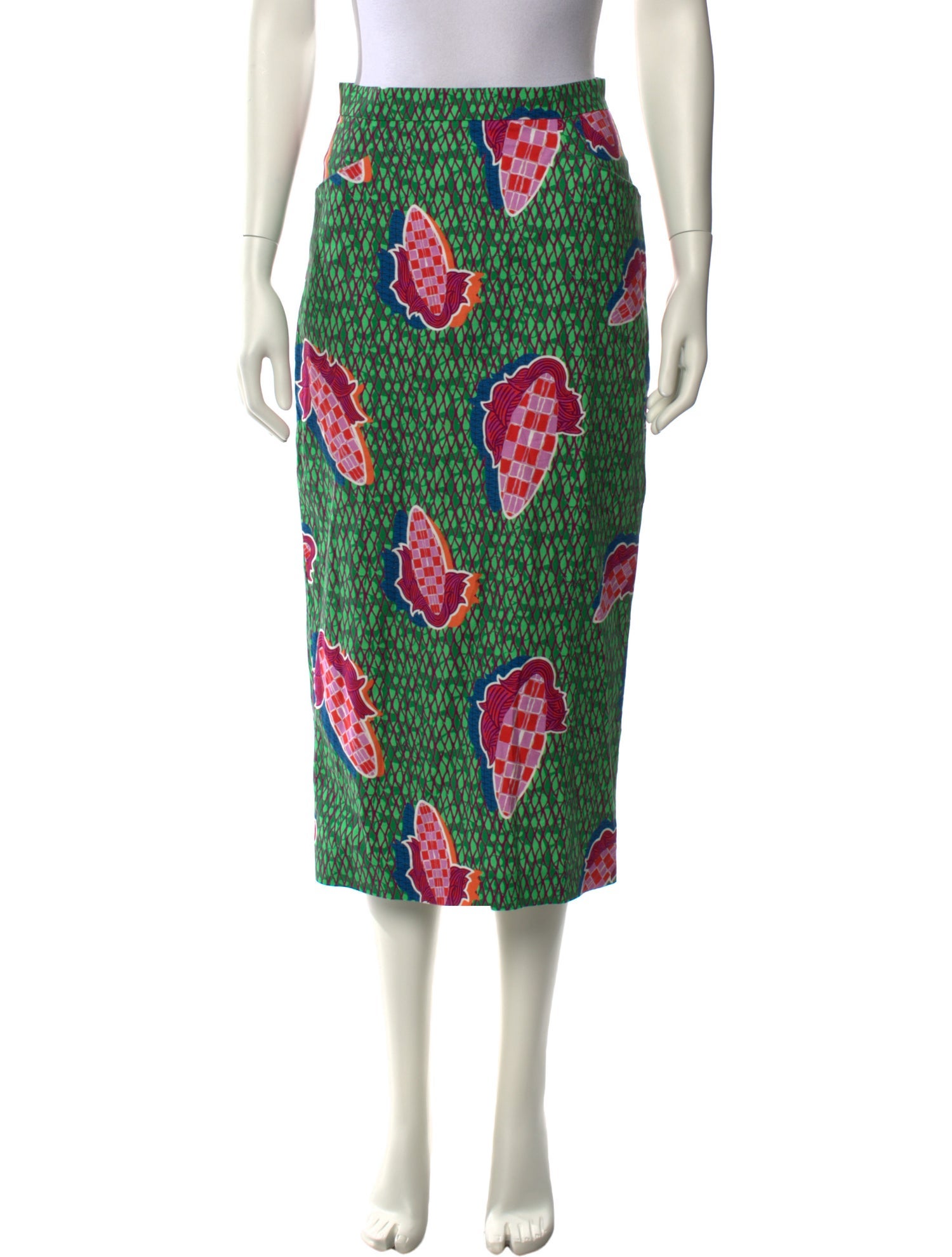 Stella Jean Printed Midi Length Skirt