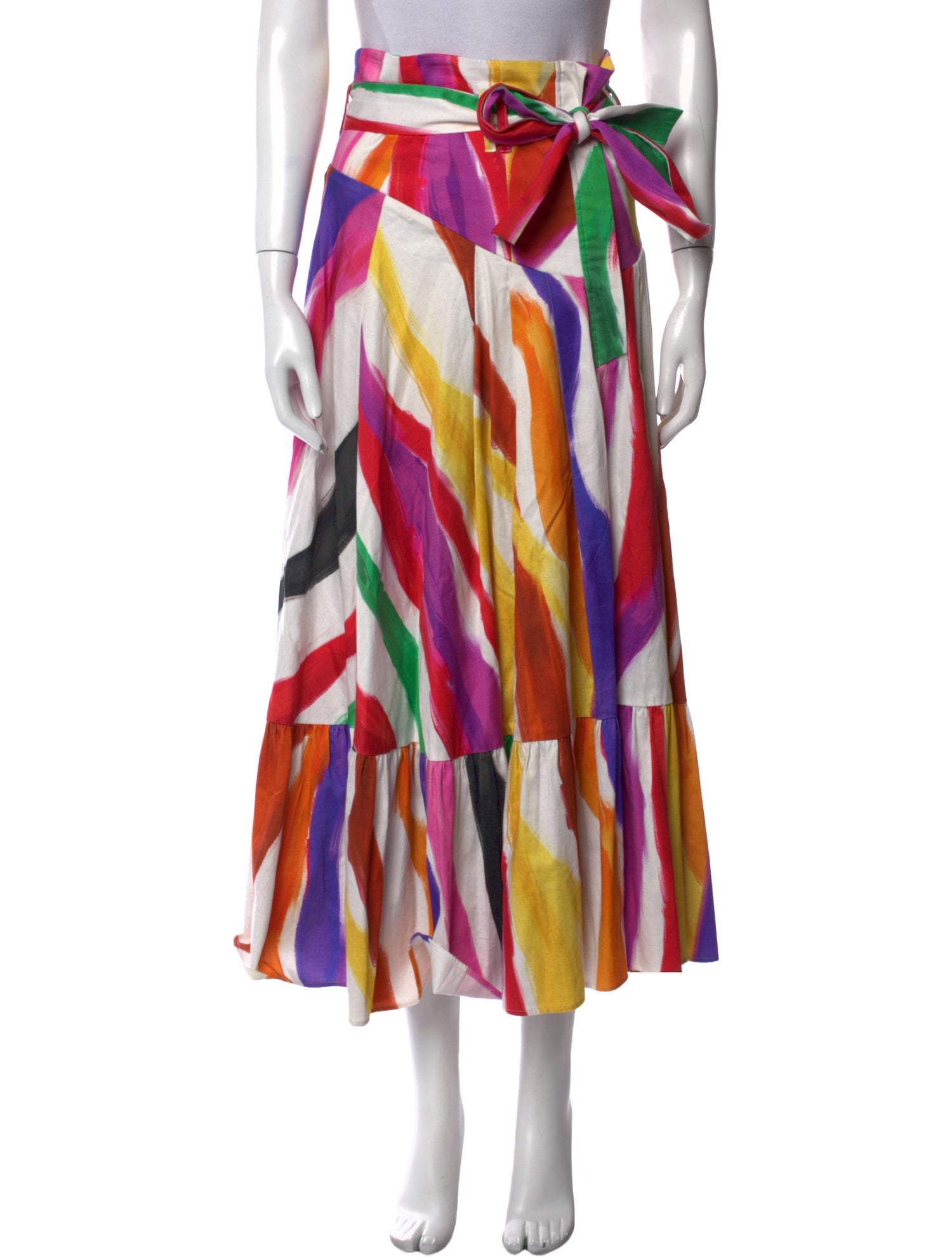 Stella Jean Printed Long Skirt