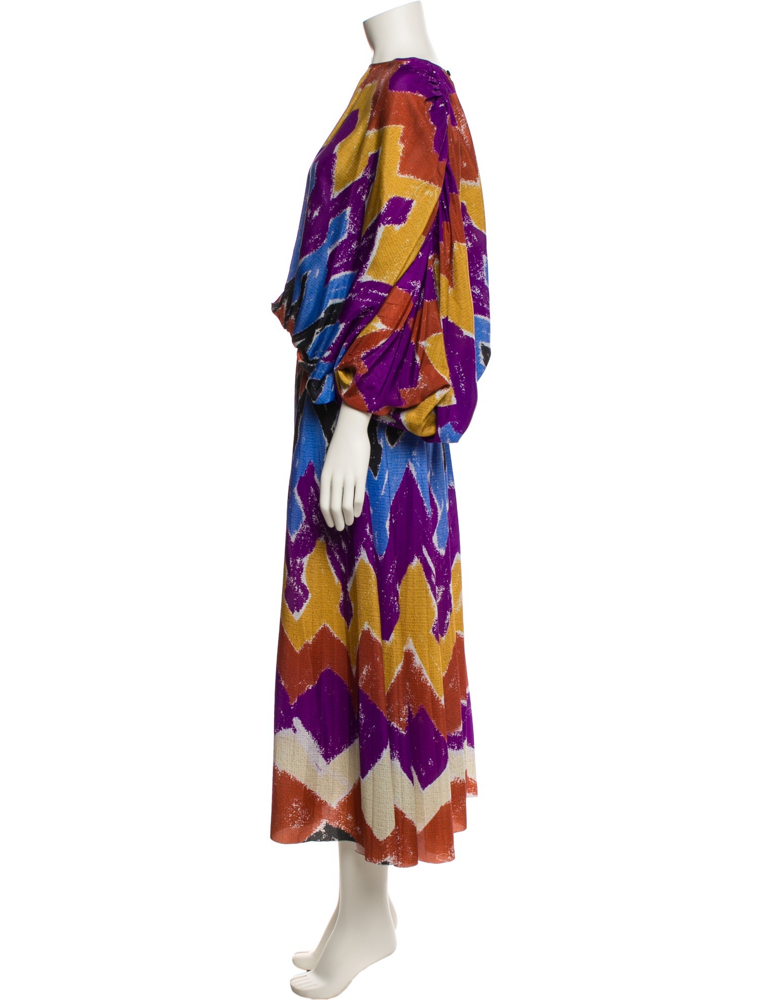 Stella Jean Printed Long Dress