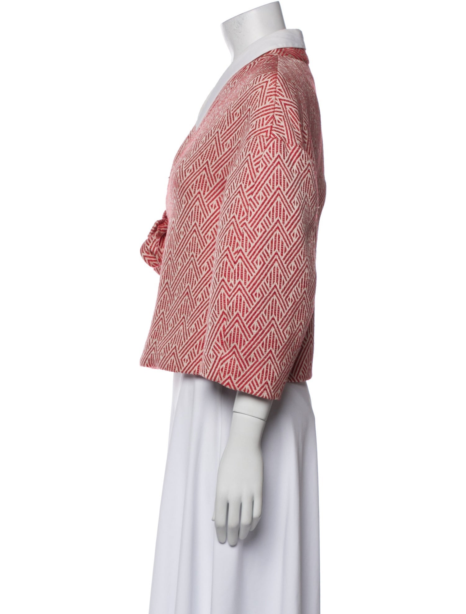 Stella Jean Tweed Pattern Evening Jacket